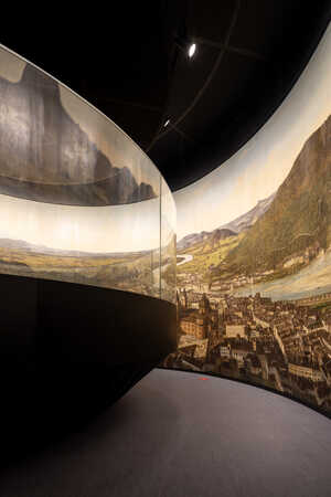 Salzburg Panorama von Johann Michael Sattler © Salzburg Museum / MHM architects / Gregor Graf